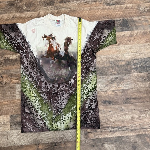 Vintage Tye-Dye Horse Graphic Tee Medium NWT - Picture 5 of 9